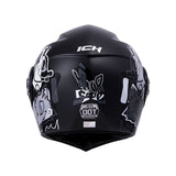 CASCO NIÑO ABATIBLE ICH 3110 WILD SOUL NEGRO MATE+GRIS