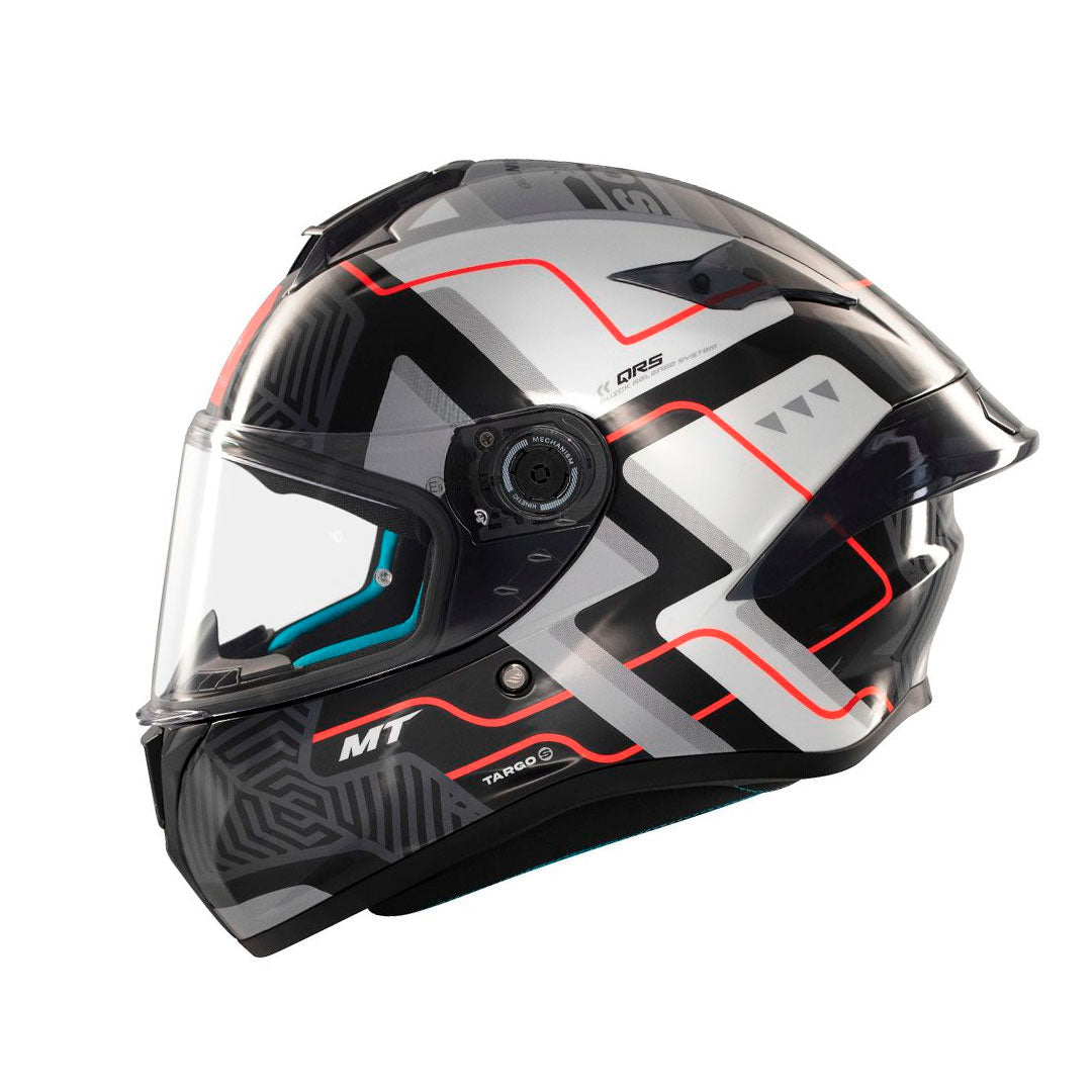 CASCO INTEGRAL TARGO S BRIK C0 BLANCO BRILLO