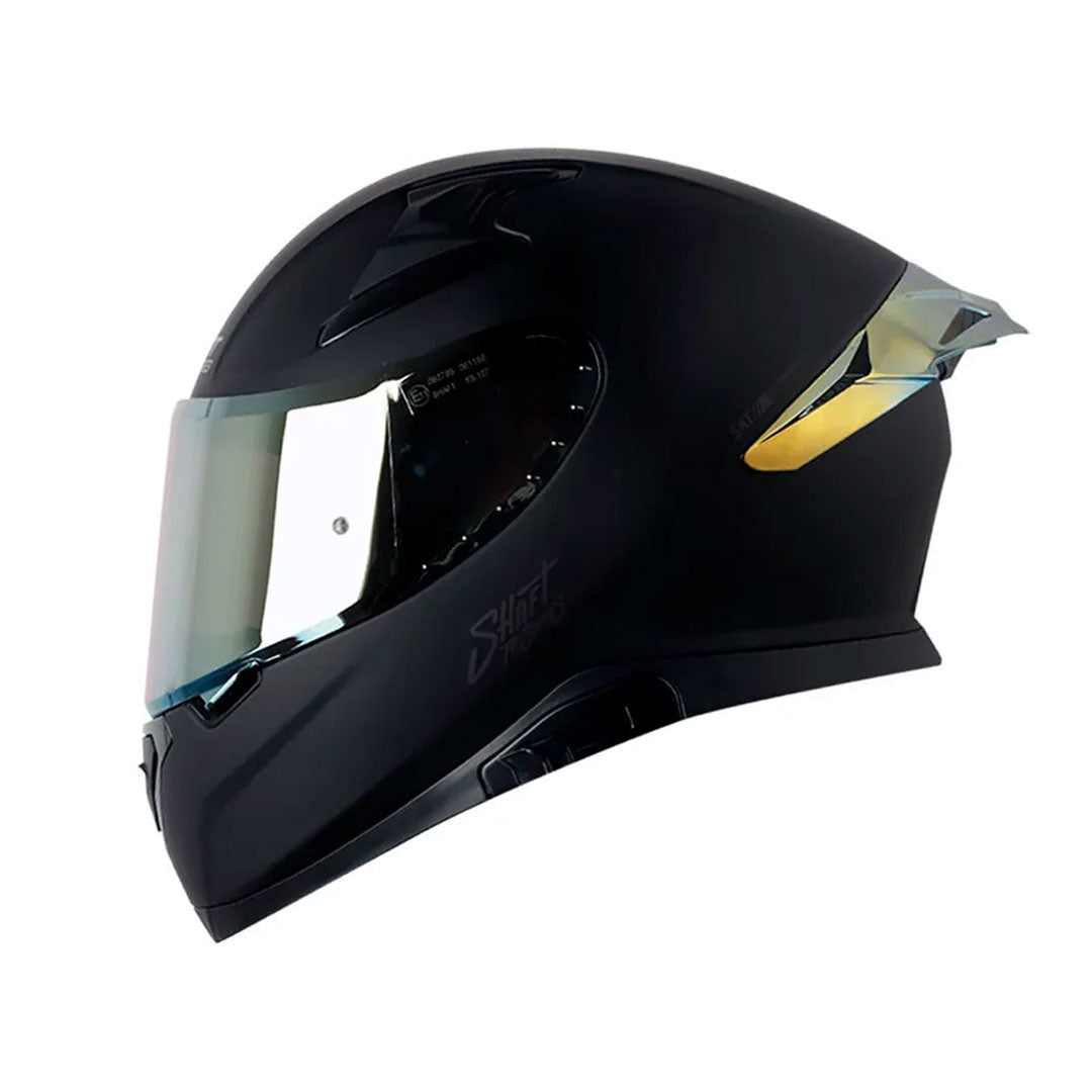 CASCO INTEGRAL SHAFT PRO 612 DV EVO NEGRO MATE+DORADO