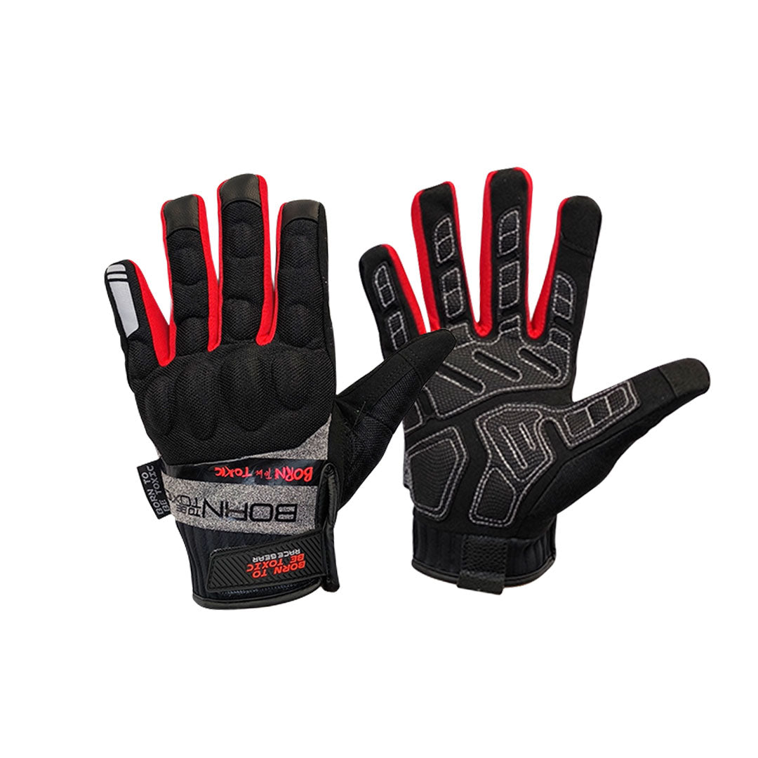 GUANTES ATOMIC RELOAD NEGRO+ROJO