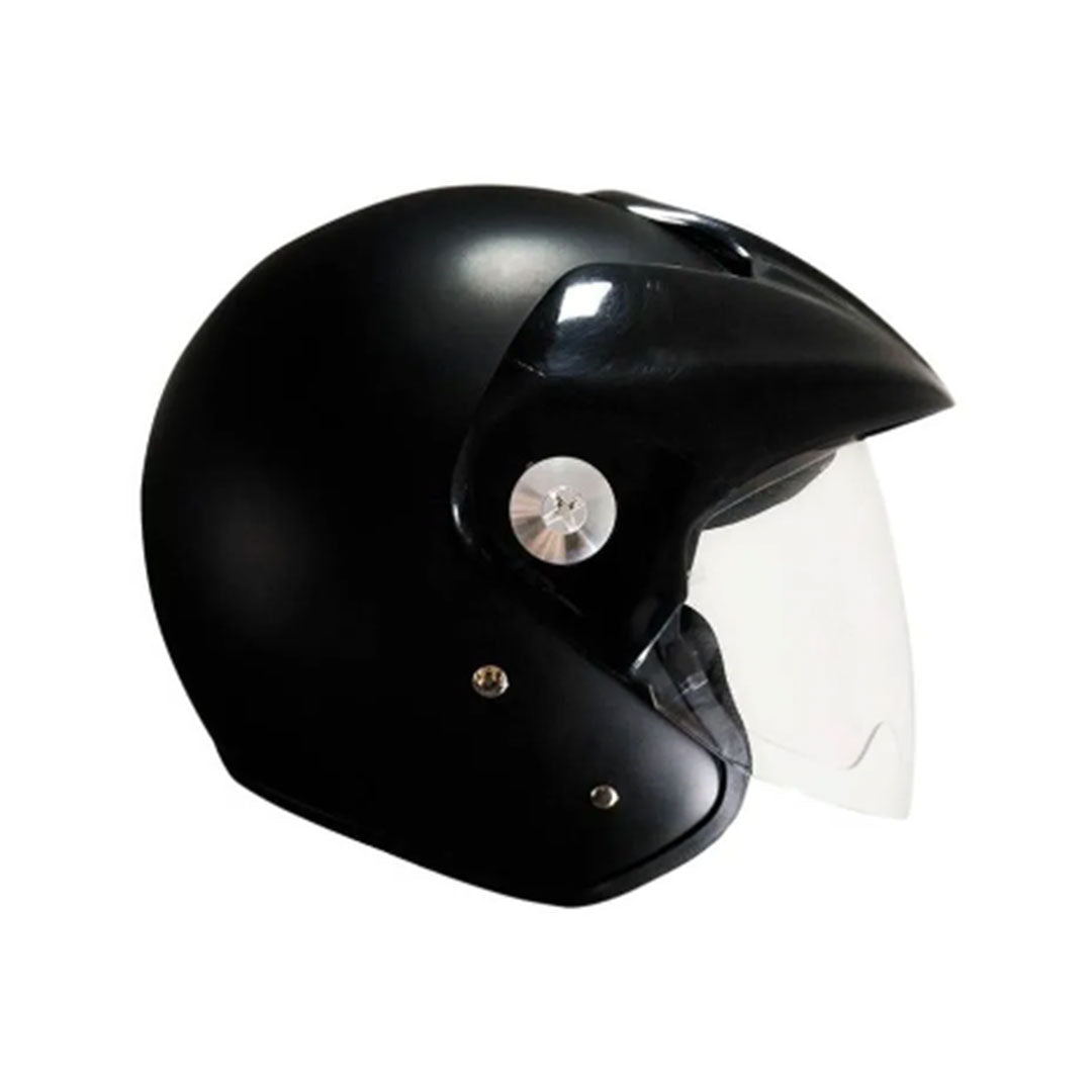CASCO ZEUS 507 ABIERTO NEGRO MATE