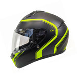 CASCO INTEGRAL HJC C10 ELIE_MC3-SF NEGRO+AMARILLO NEÓN