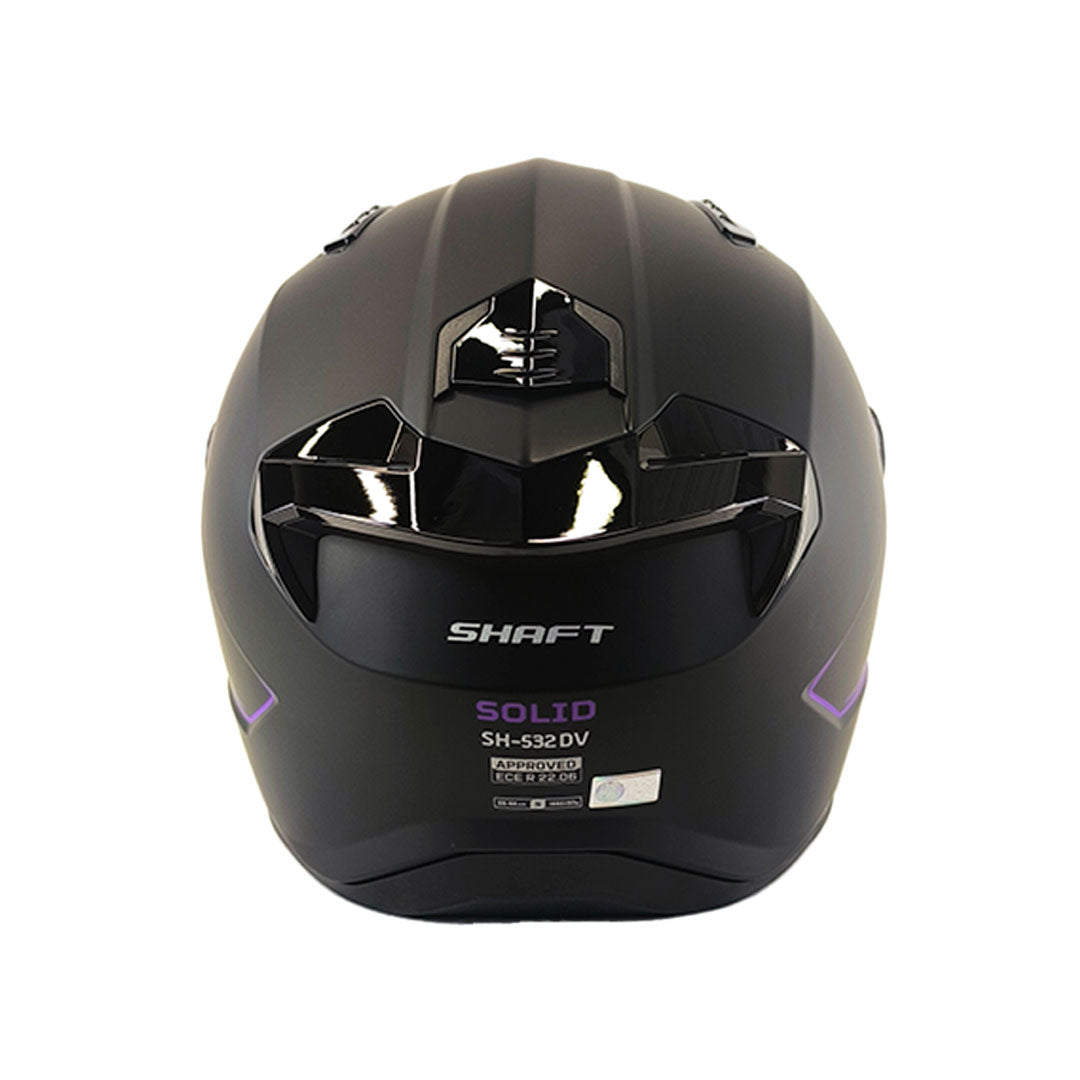 CASCO INTEGRAL SHAFT 532 DV PLANO NEGRO+MORADO