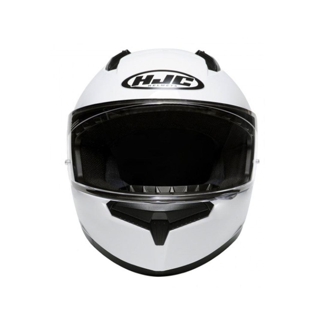 CASCO INTEGRAL HJC C10 PLANO BLANCO PERLA