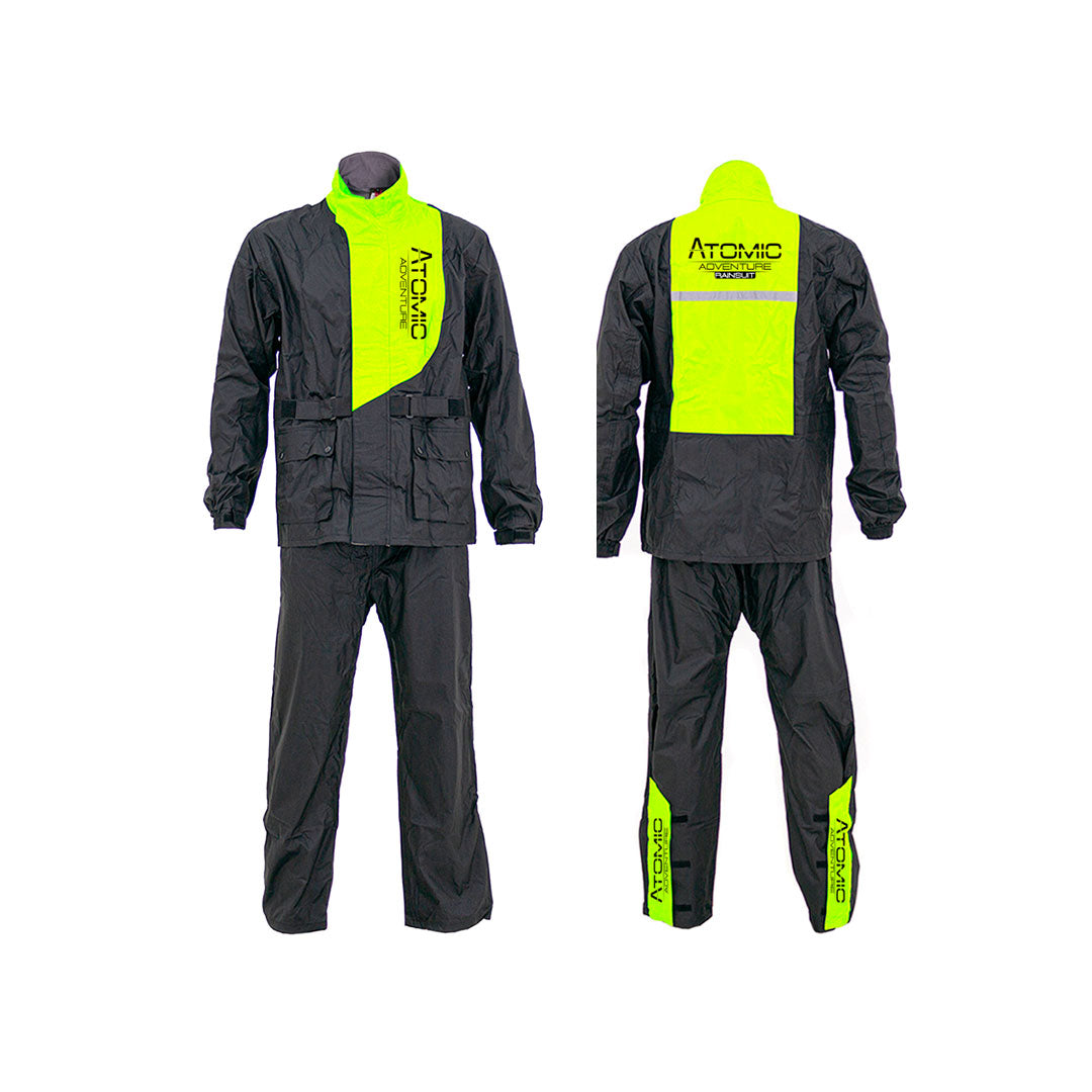 IMPERMEABLE ADVENTURE ATOMIC NEGRO+VERDE