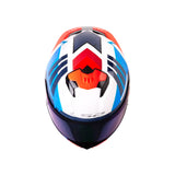 CASCO INTEGRAL LS2 FF808 STREAM II ELECE2 BLANCO+ROJO