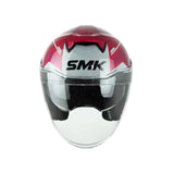 CASCO ABIERTO SMK GTJ TOURER GRIS+ROSADO