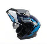 CASCO ABATIBLE KONTROL TROPPER BLANCO+AZUL CLARO+AZUL OSCURO