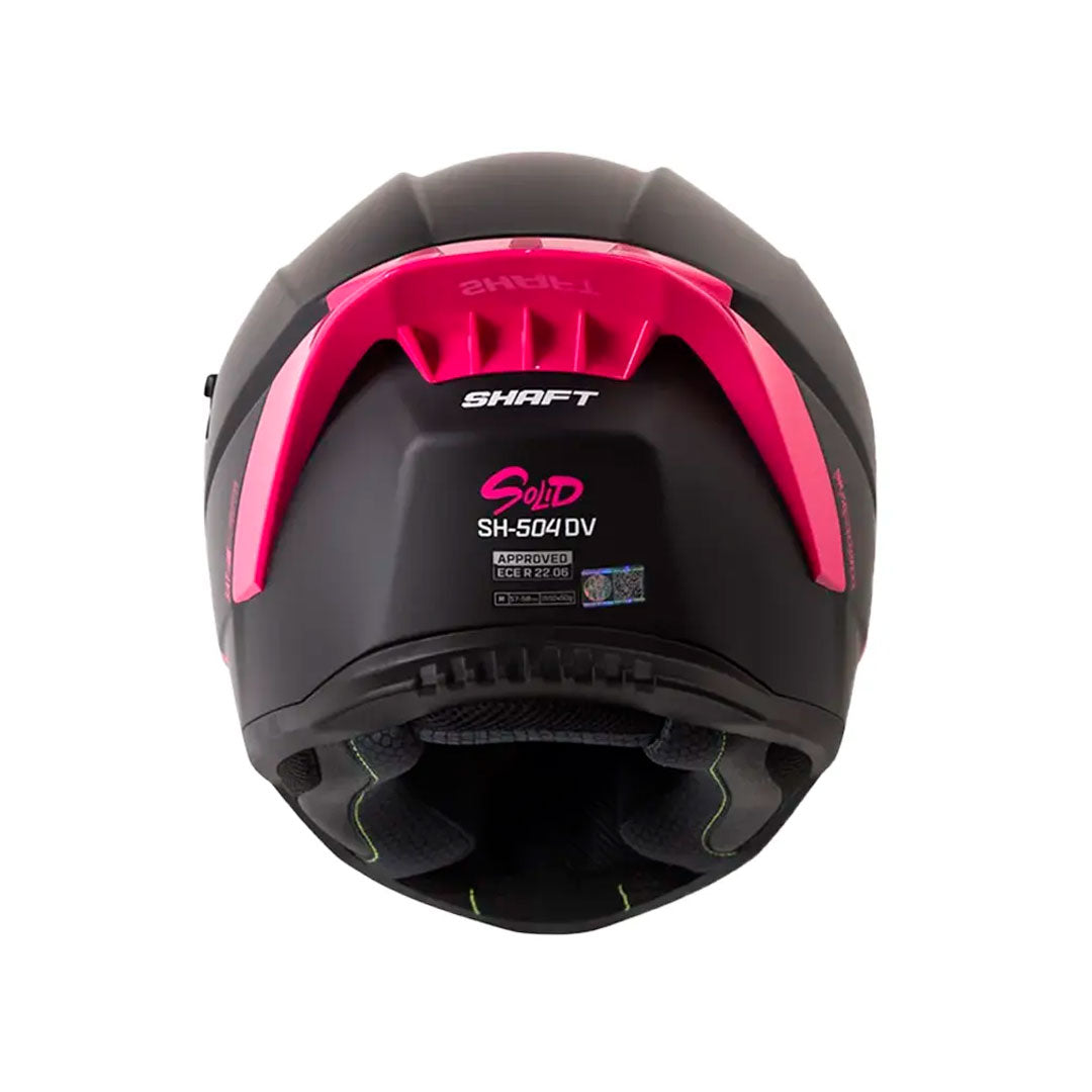 CASCO INTEGRAL SHAFT 504 NEGRO+FUCSIA VISOR IRIDIUM