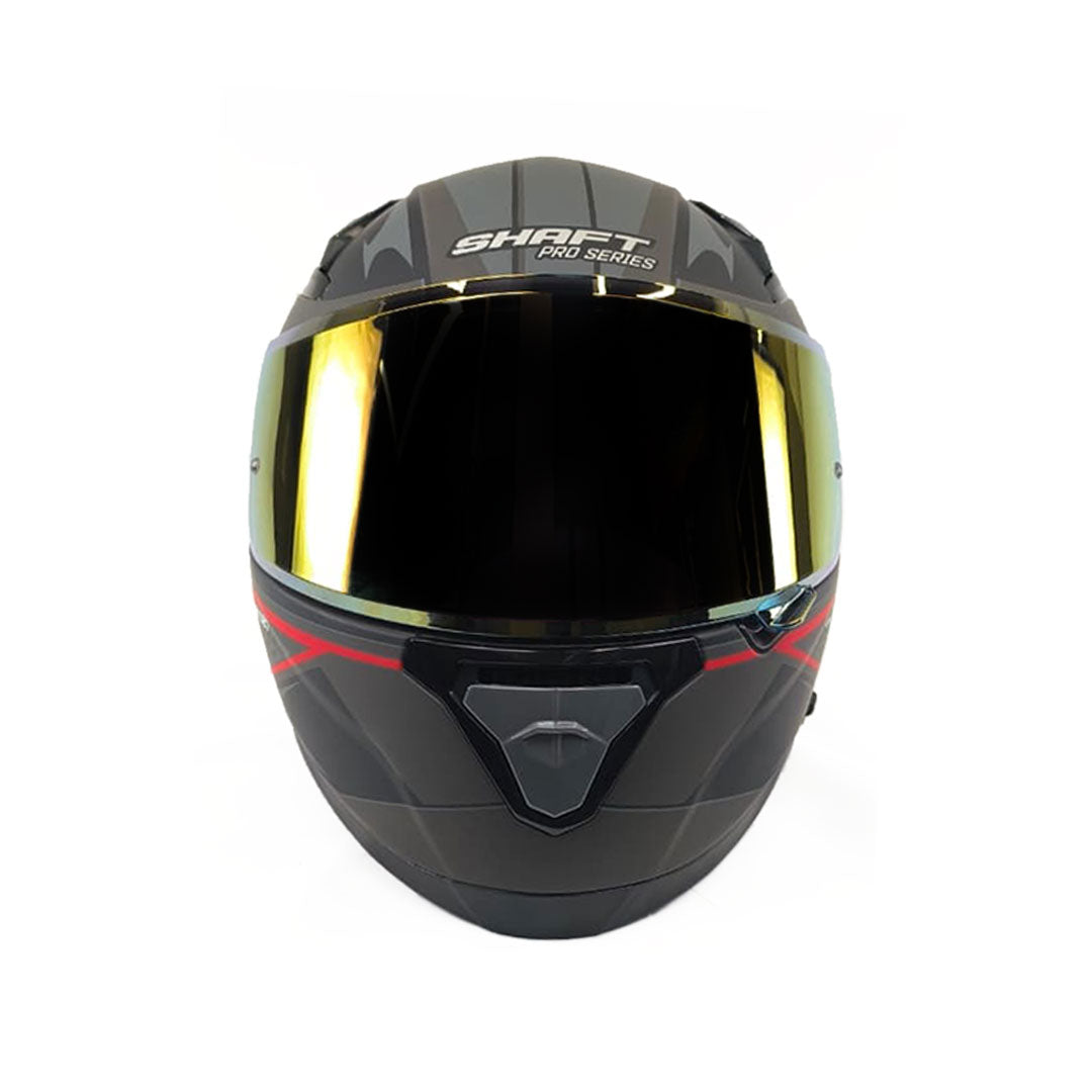 CASCO INTEGRAL SHAFT PRO 612 DV EVO AF087 GRIS OSCURO + ROJO