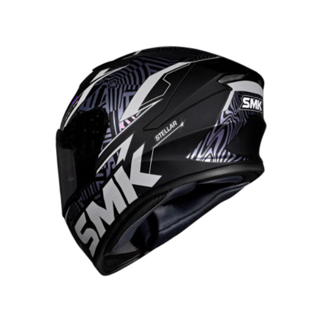 CASCO INTEGRAL SMK STELLAR FURY MA266C NEGRO+GRIS