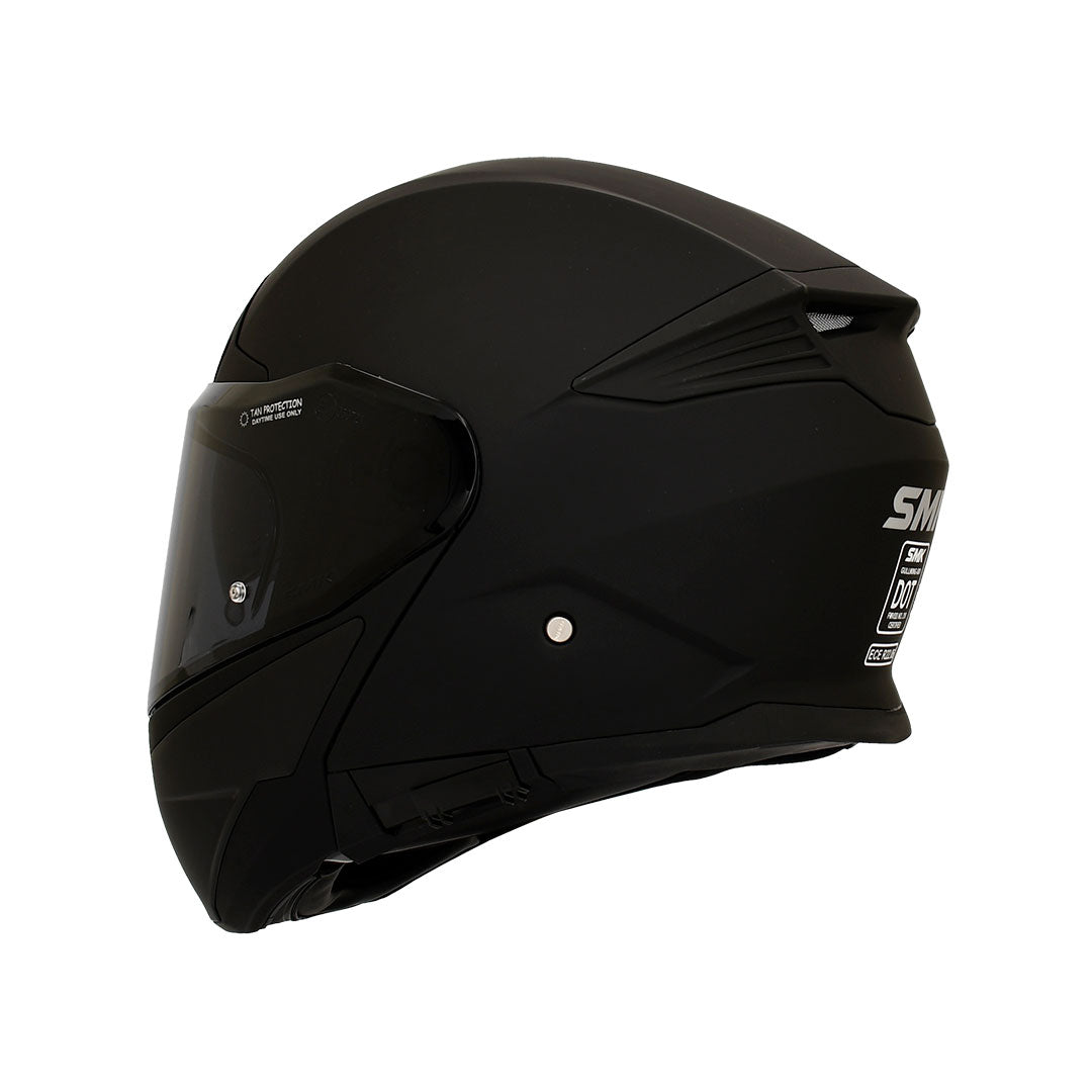 CASCO ABATIBLE SMK GULLWING NEGRO MATE