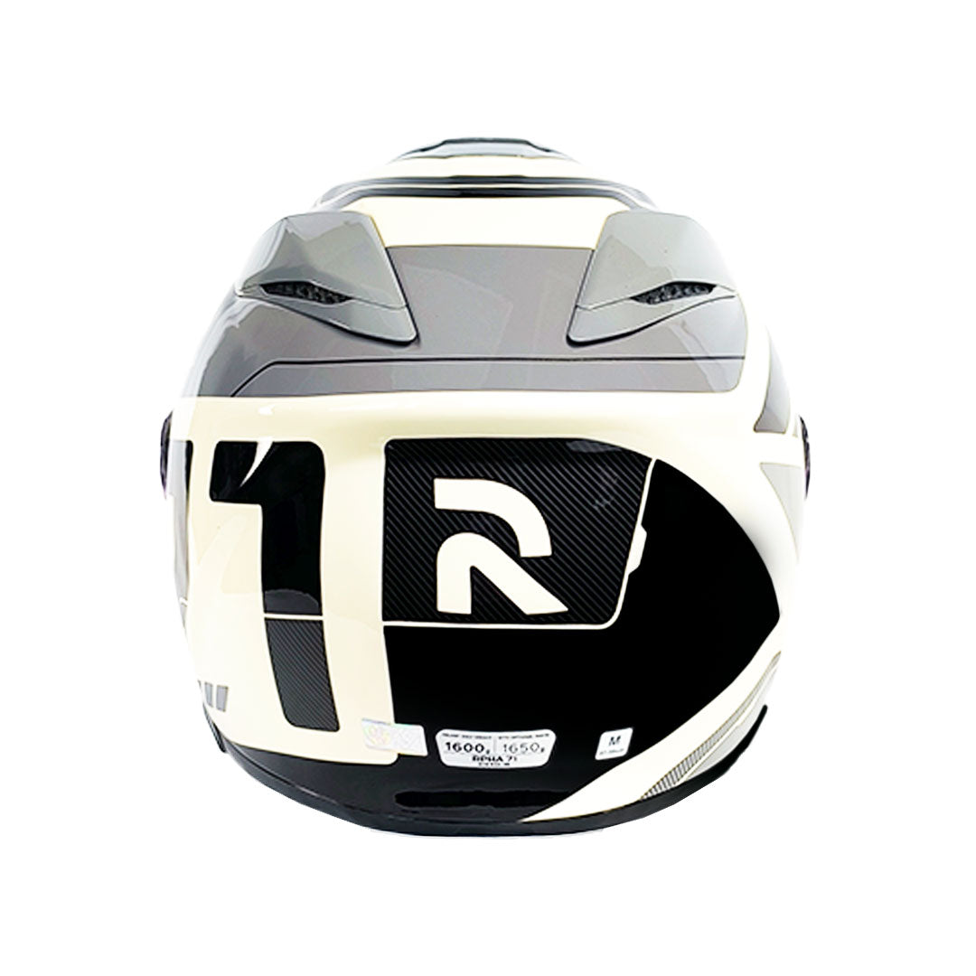CASCO INTEGRAL HJC RPHA 71 COZAD MC5 GRIS+BLANCO