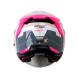 CASCO ABIERTO SHAFT PRO 343 DV MAYIK BLANCO+FUCSIA