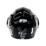 CASCO NIÑO ABATIBLE ICH 3110 WILD SOUL NEGRO BRILLANTE+GRIS