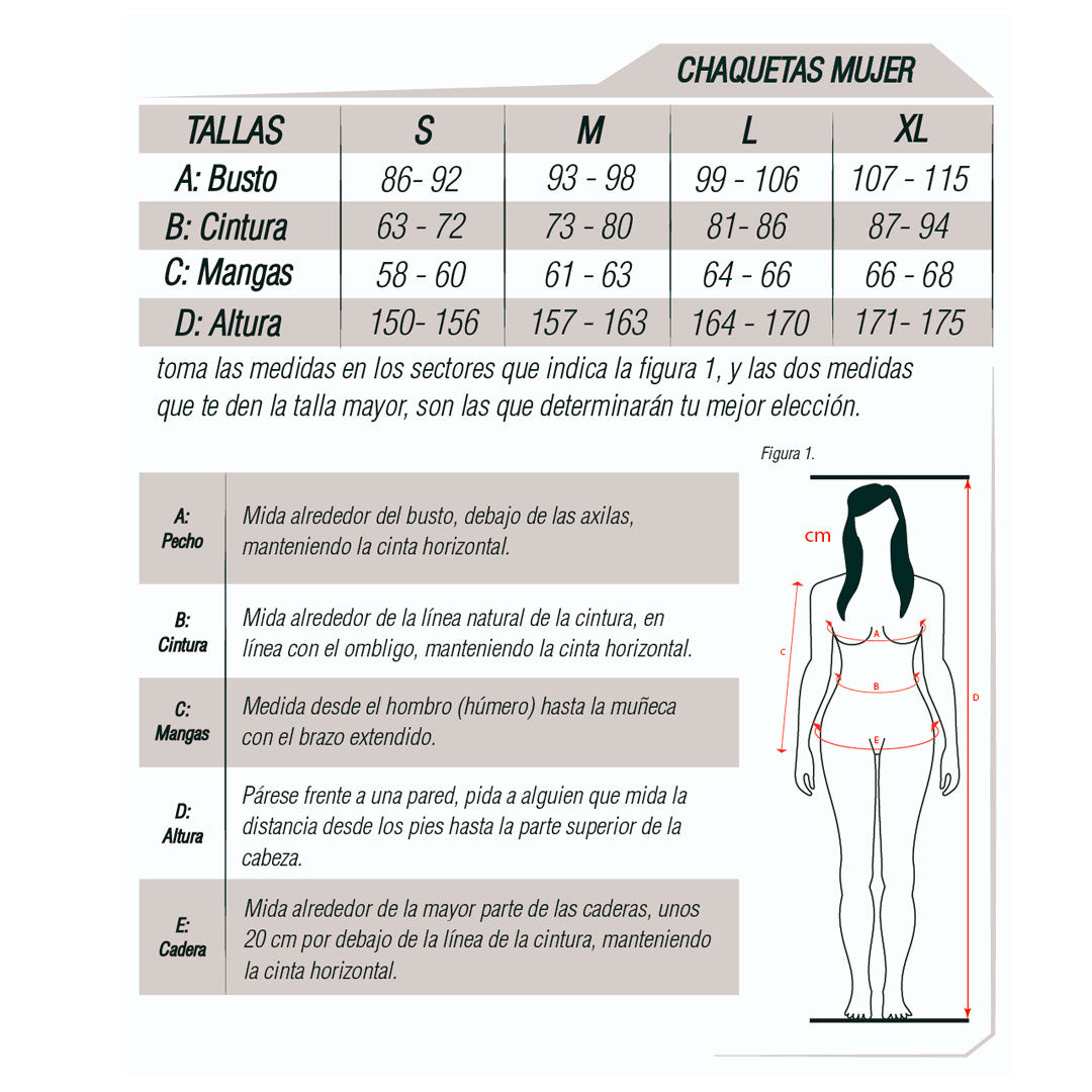 CHAQUETA DE PROTECCION GENESIS PRO VERANO DAMA