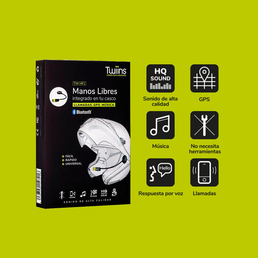 INTERCOMUNICADOR TWIINS HF1 5.0