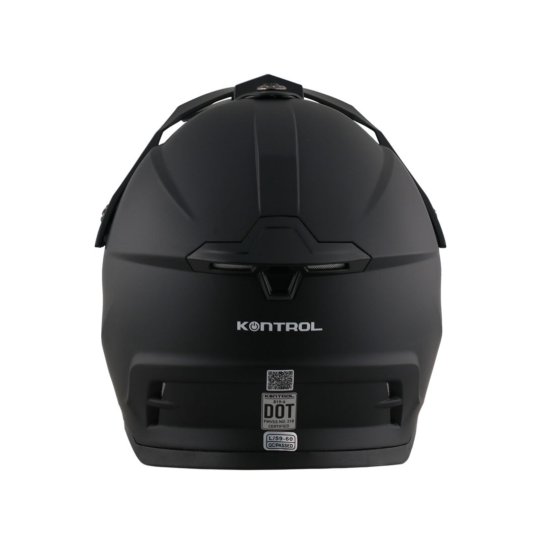 CASCO MULTIPROPÓSITO KONTROL 819 NEGRO MATE
