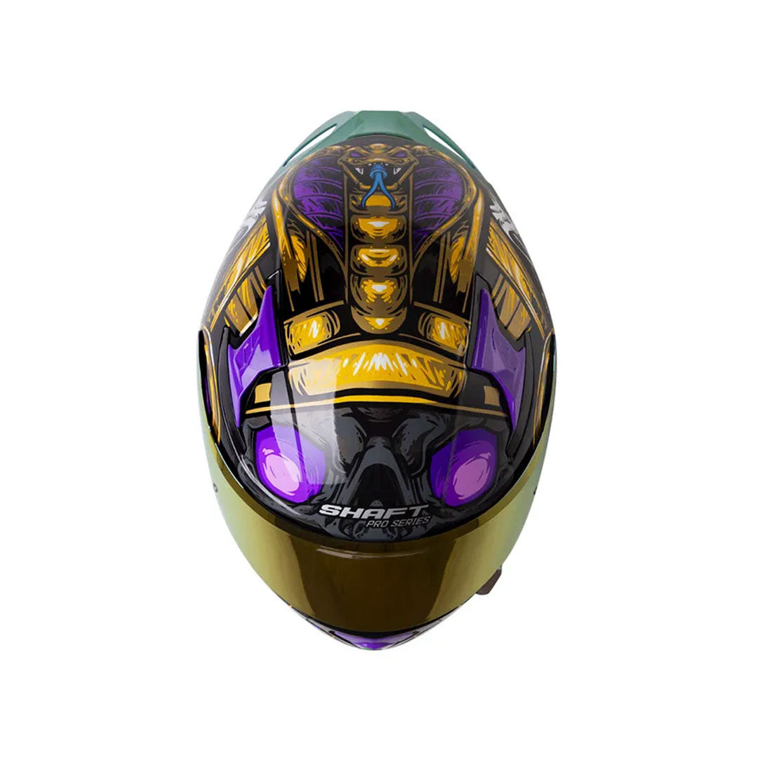 CASCO INTEGRAL SHAFT PRO 612 DV EVO FARAON NEGRO+MORADO