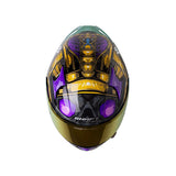CASCO INTEGRAL SHAFT PRO 612 DV EVO FARAON NEGRO+MORADO