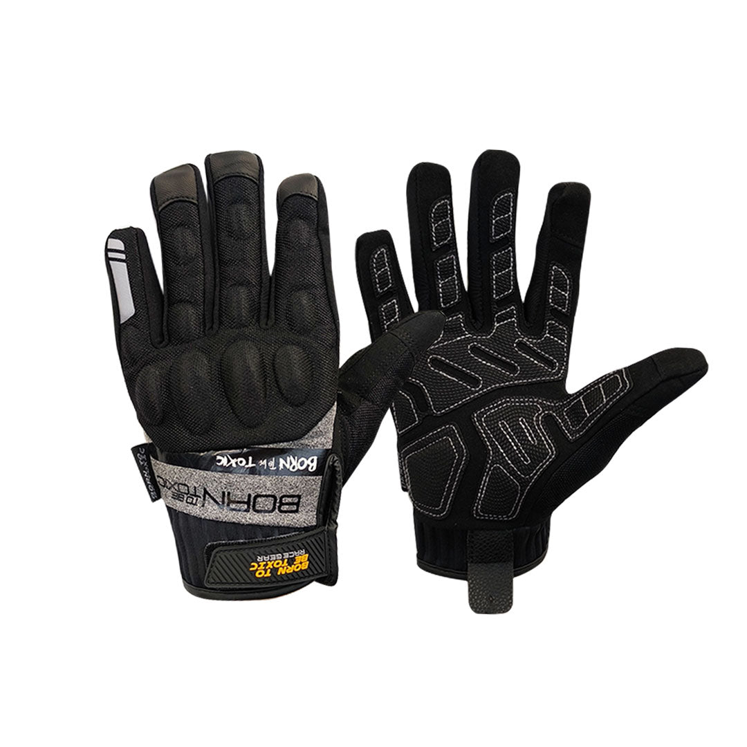 GUANTES ATOMIC RELOAD NEGRO+GRIS