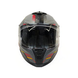 CASCO INTEGRAL NEXX SX.100R GRIDLINE GRIS+ROJO