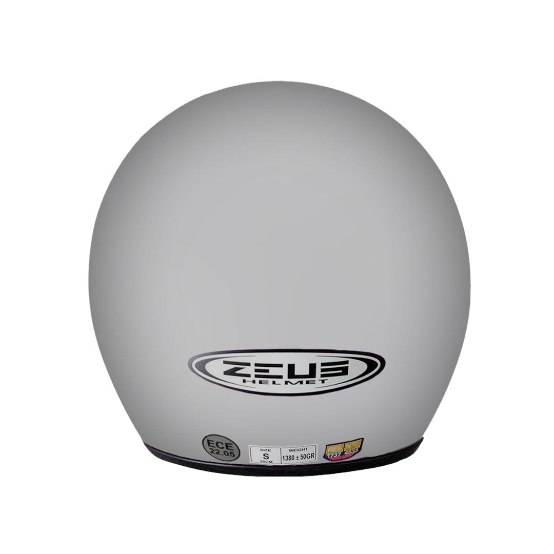 CASCO ZEUS 507 ABIERTO GRIS MATE