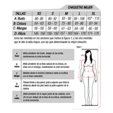 CHAQUETA MUJER PROTECCIÓN PIGMALION FENIX NEGRA