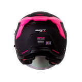 CASCO ABIERTO SHAFT PRO 343 DV NEGRO+FUCSIA