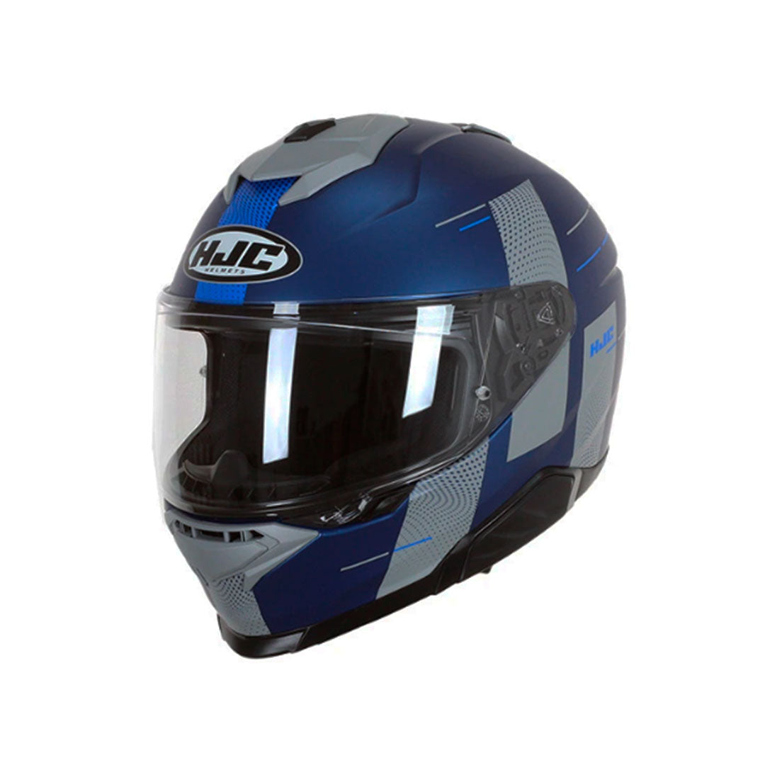 CASCO INTEGRAL HJC I71 PEKA_MC2-SF AZUL+GRIS