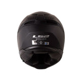 CASCO INTEGRAL LS2 FF808 STREAM II PLANO NEGRO MATE VISOR GOLD