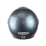 CASCO ZEUS 507 ABIERTO TITANIO BRILLANTE