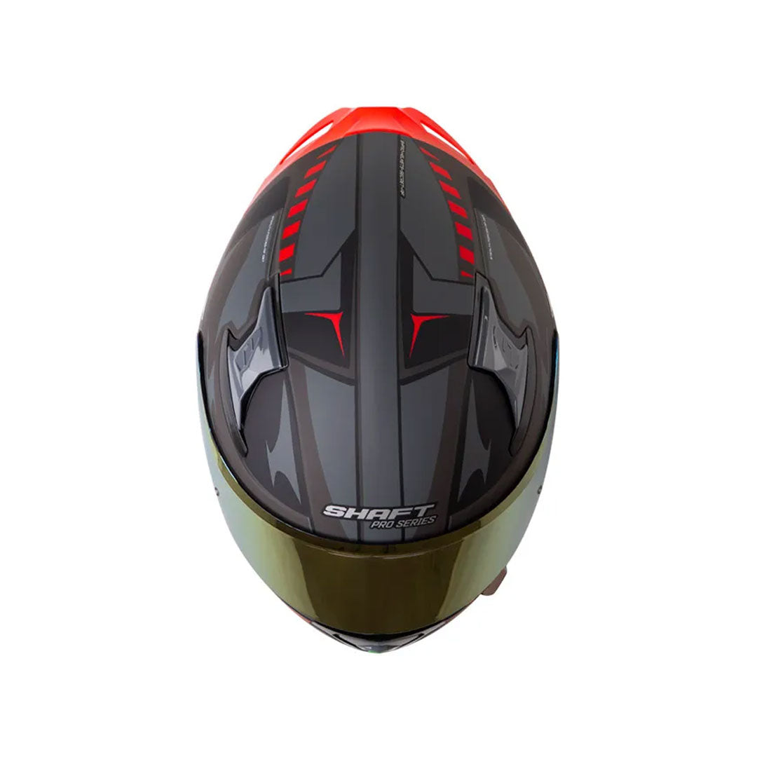 CASCO INTEGRAL SHAFT PRO 612 DV EVO AF087 GRIS OSCURO + ROJO