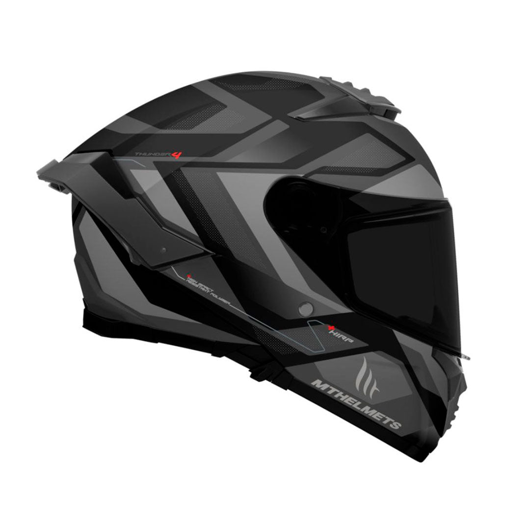 CASCO INTEGRAL MT THUNDER 4 SV LABYRINTH A1 NEGRO+GRIS