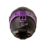 CASCO INTEGRAL SHAFT 598 GTR NEGRO MATE+MORADO