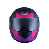 CASCO INTEGRAL KONTROL 878 ORTEX NEGRO+FUCSIA NEÓN