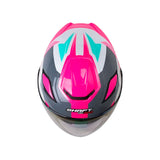 CASCO ABIERTO SHAFT PRO 343 DV MAYIK BLANCO+FUCSIA