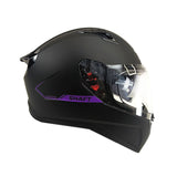 CASCO INTEGRAL SHAFT 532 DV PLANO NEGRO+MORADO