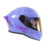 CASCO INTEGRAL SHAFT 504 MORADO CLARO VISOR SMOKE