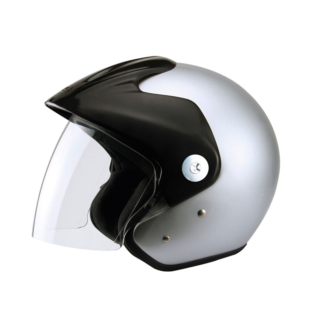 CASCO ZEUS 507 ABIERTO GRIS MATE