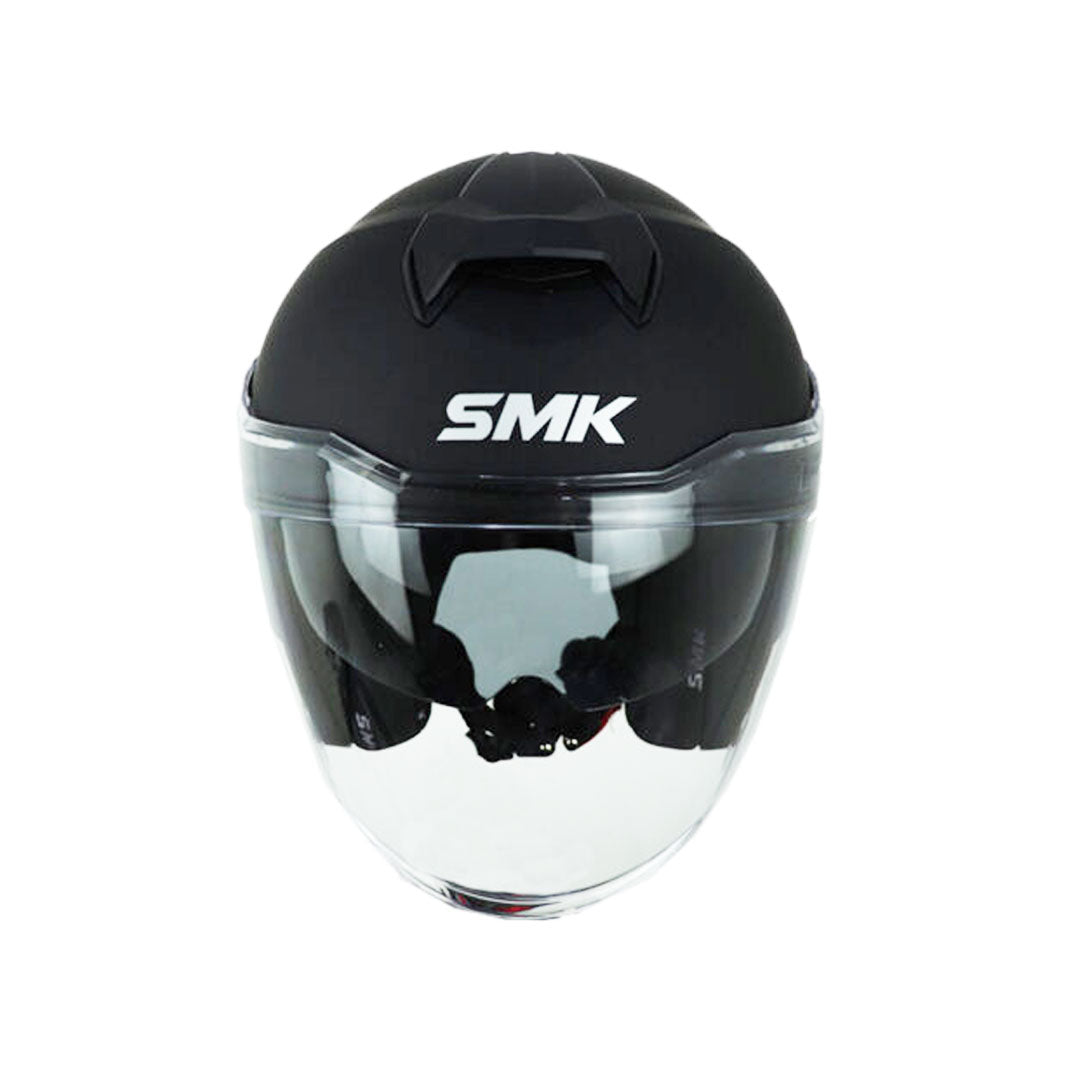 CASCO ABIERTO SMK GTJ NEGRO MATE