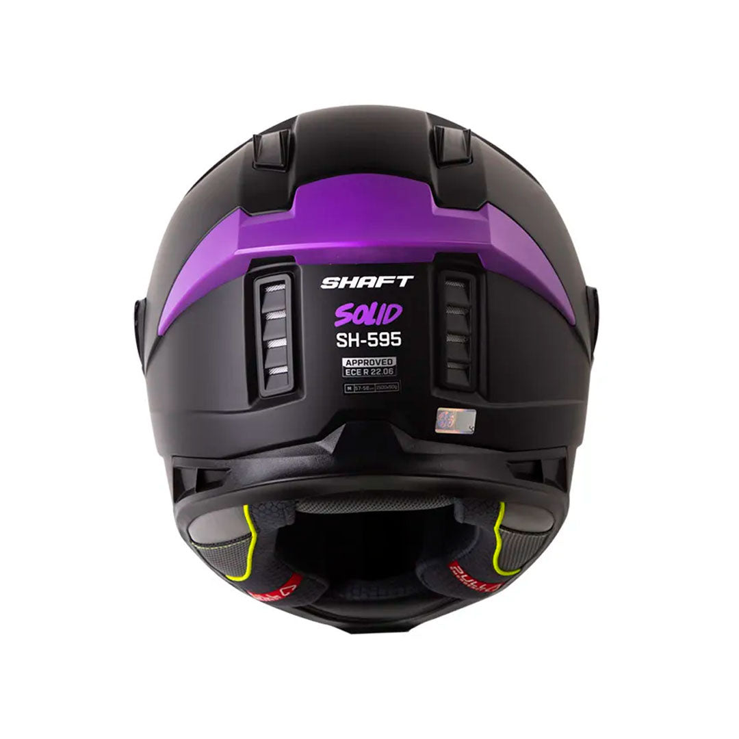 CASCO INTEGRAL SHAFT 595 PLANO NEGRO+MORADO