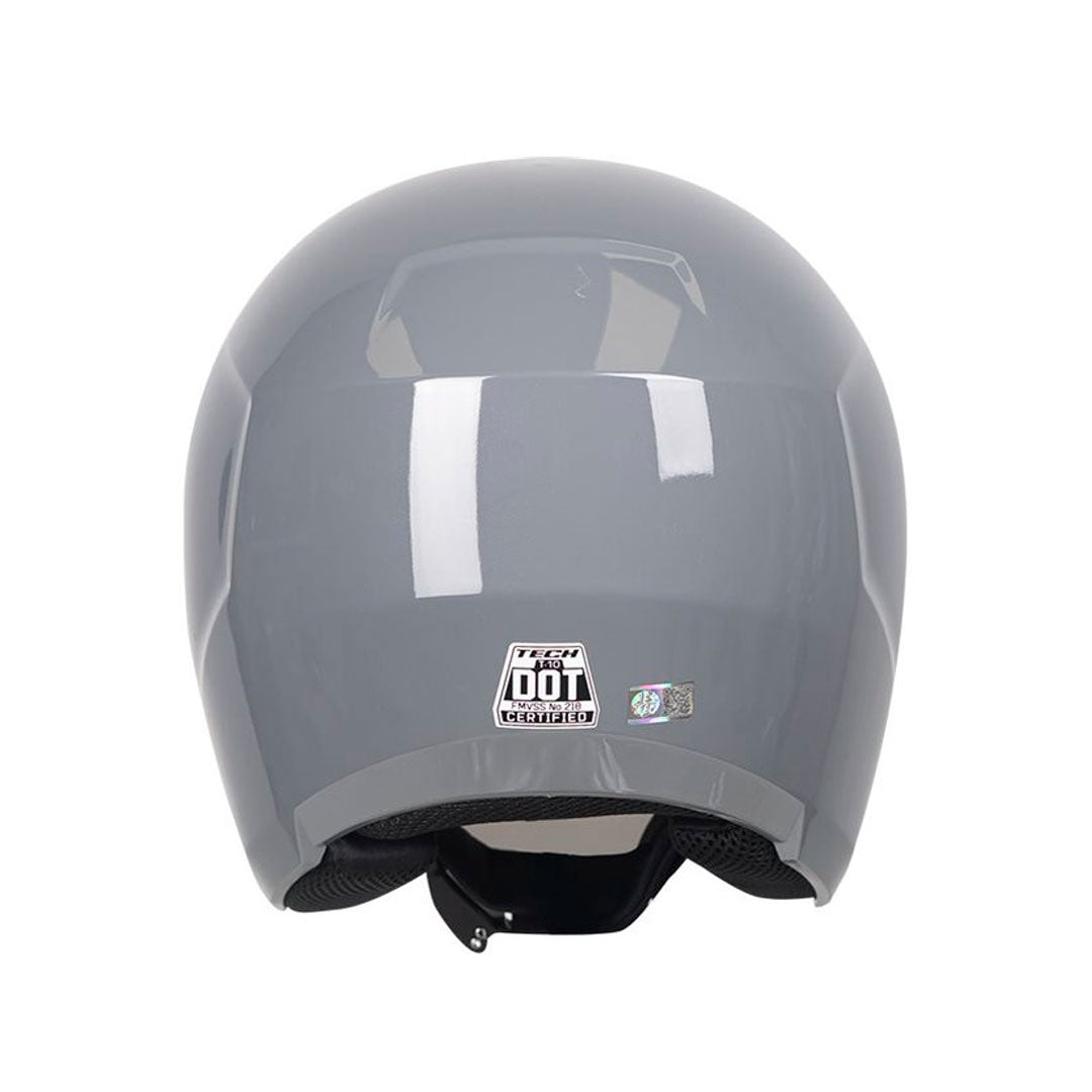 CASCO ABIERTO TECH T10 GRIS BRILLANTE