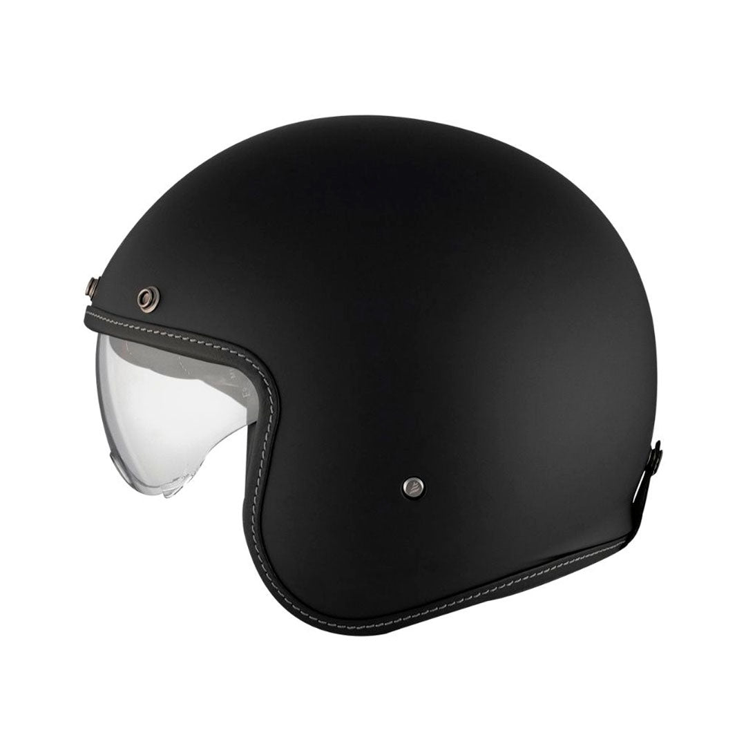 CASCO ABIERTO MT OF507 SV LE MANS 2 S PLANO A1 NEGRO MATE