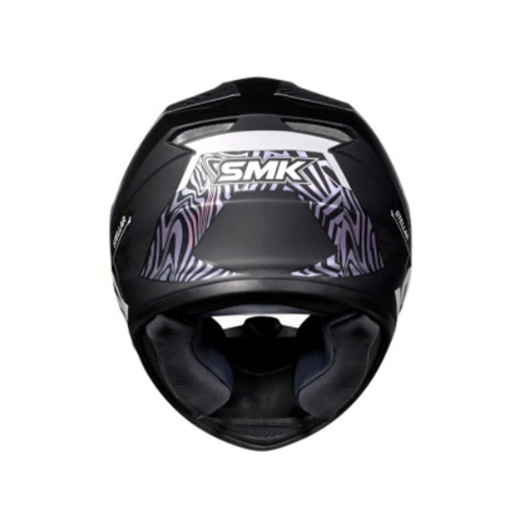 CASCO INTEGRAL SMK STELLAR FURY MA266C NEGRO+GRIS