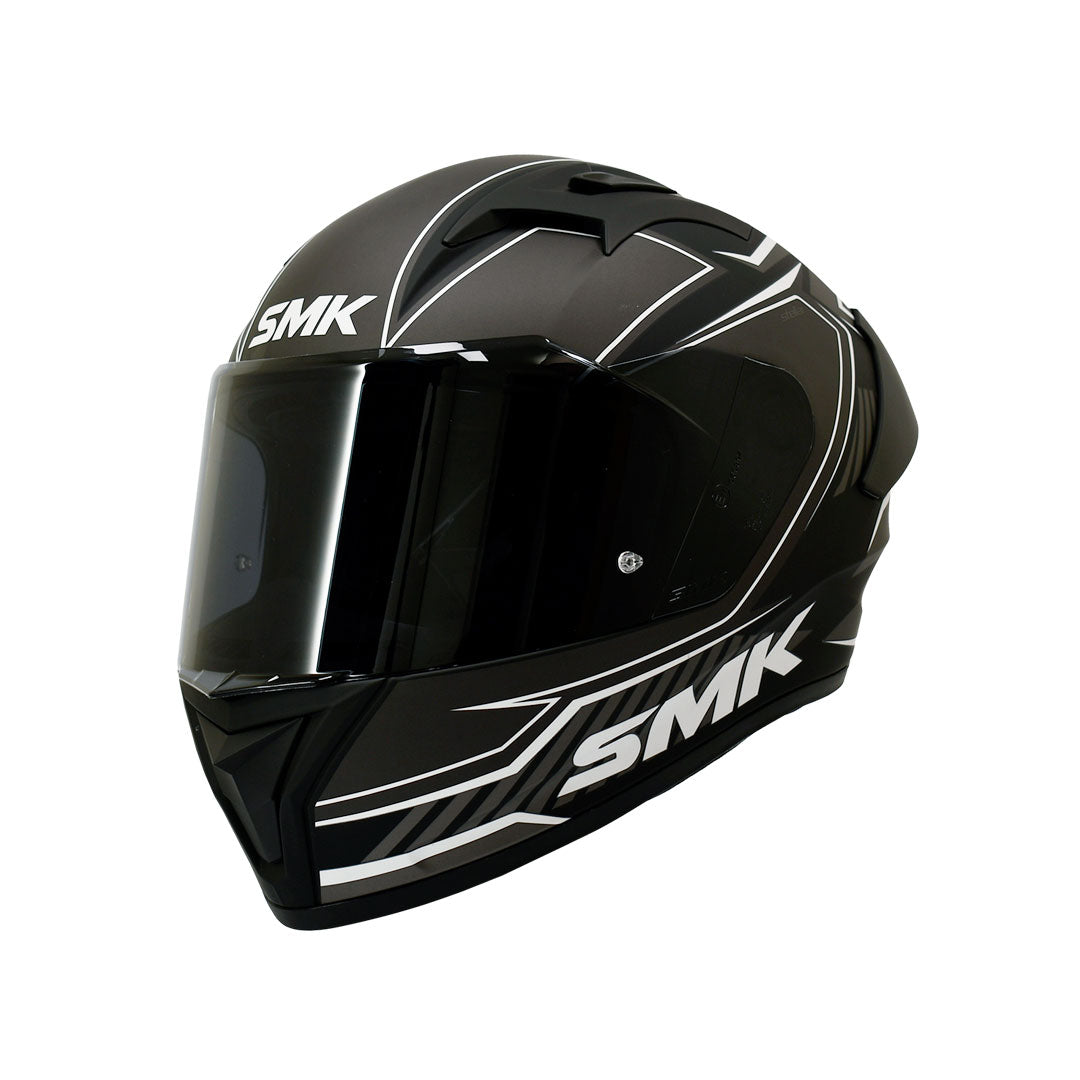 CASCO INTEGRAL SMK STELLAR ADOX MA266 NEGRO MATE+GRIS