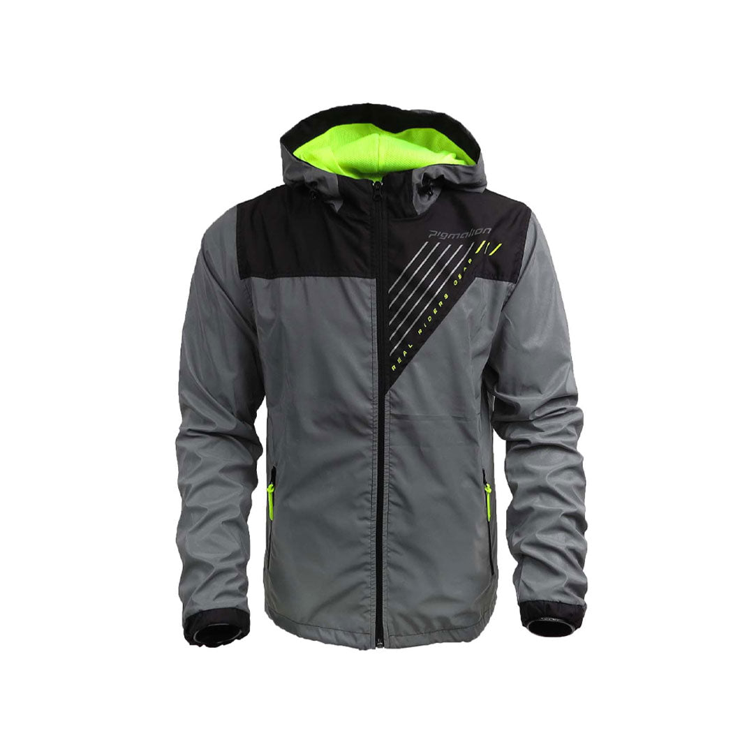 CORTAVIENTOS HOMBRE REAL RIDERS REFLECTIVA PIGMALION