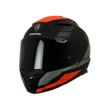 CASCO INTEGRAL SPARTAN PANTHER SV PRESTIGE B5 NEGRO+GRIS+NARANJA NEÓN