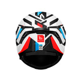 CASCO INTEGRAL MT THUNDER 4 SV LABYRINTH A0 BLANCO+ROJO+AZUL