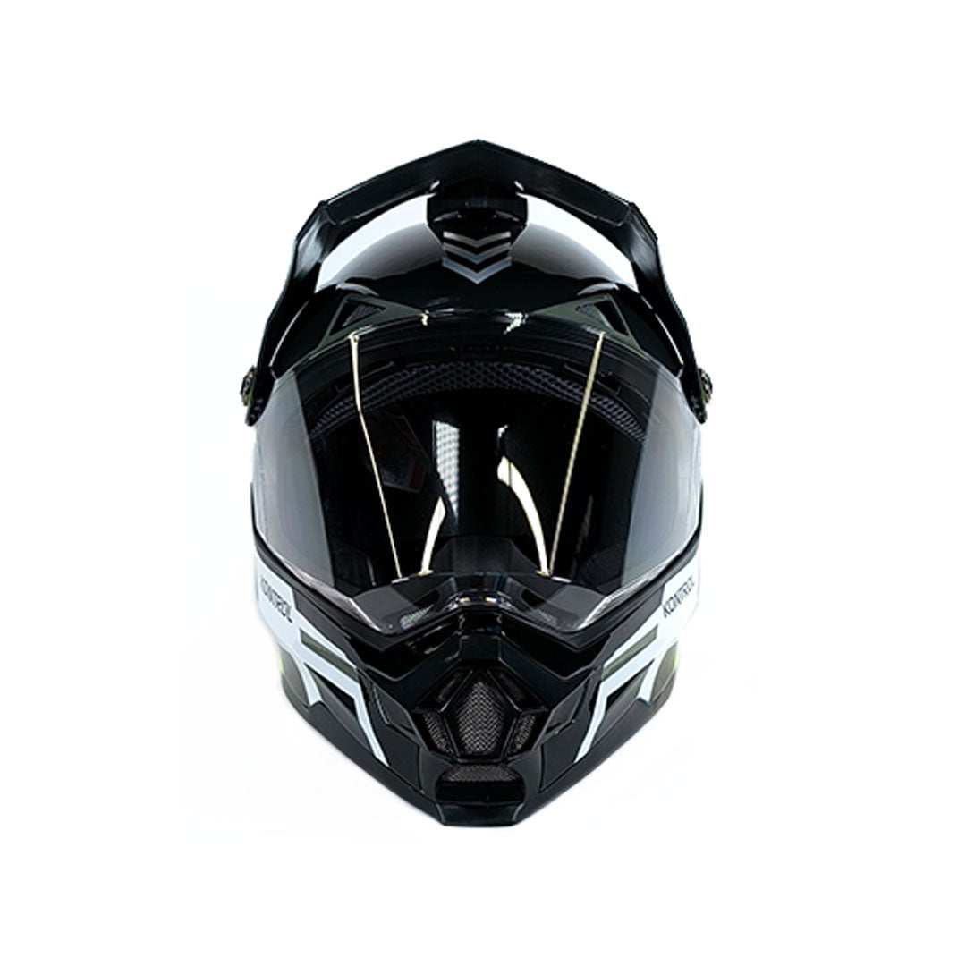 CASCO MULTIPROPÓSITO KONTROL 819 KAPUK BLANCO+VERDE NEÓN+GRIS